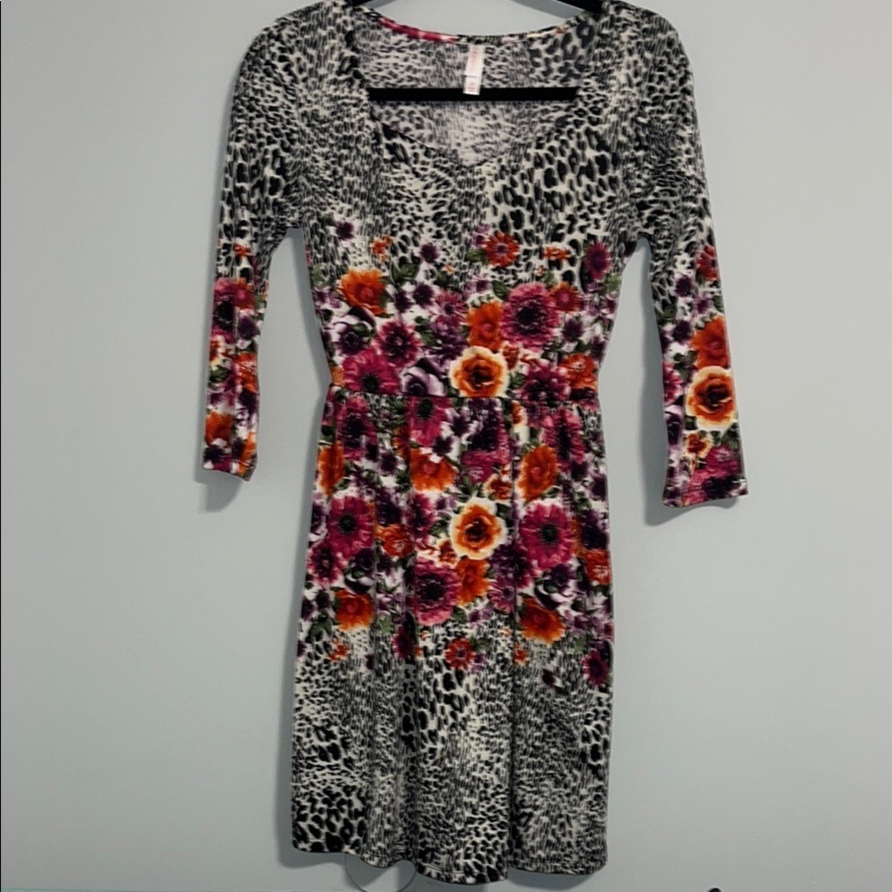 Floral Print Women's Dress‎ SP